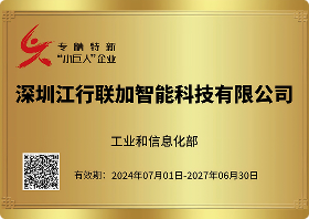 国家级专精特新小巨人证书